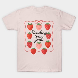 READING Teacher Shirt, READING Is My Jam Kindergarten Teacher Gift, Kinder Crew Kinder Squad Kinder Team T-Shirt